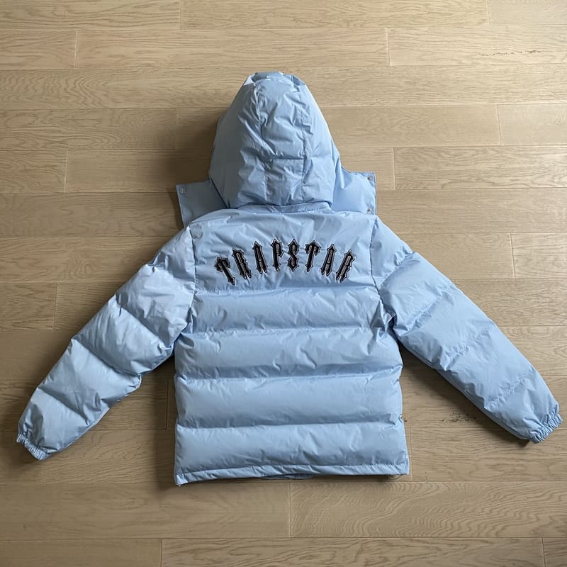 Chamarra Puffer Trapstar Detachable Ice Blue