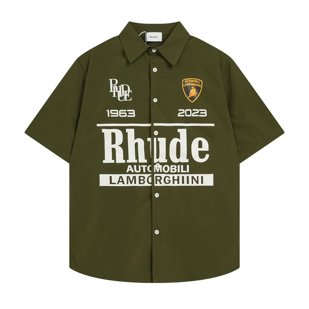 Playera Rhude x Lamborghini Verde