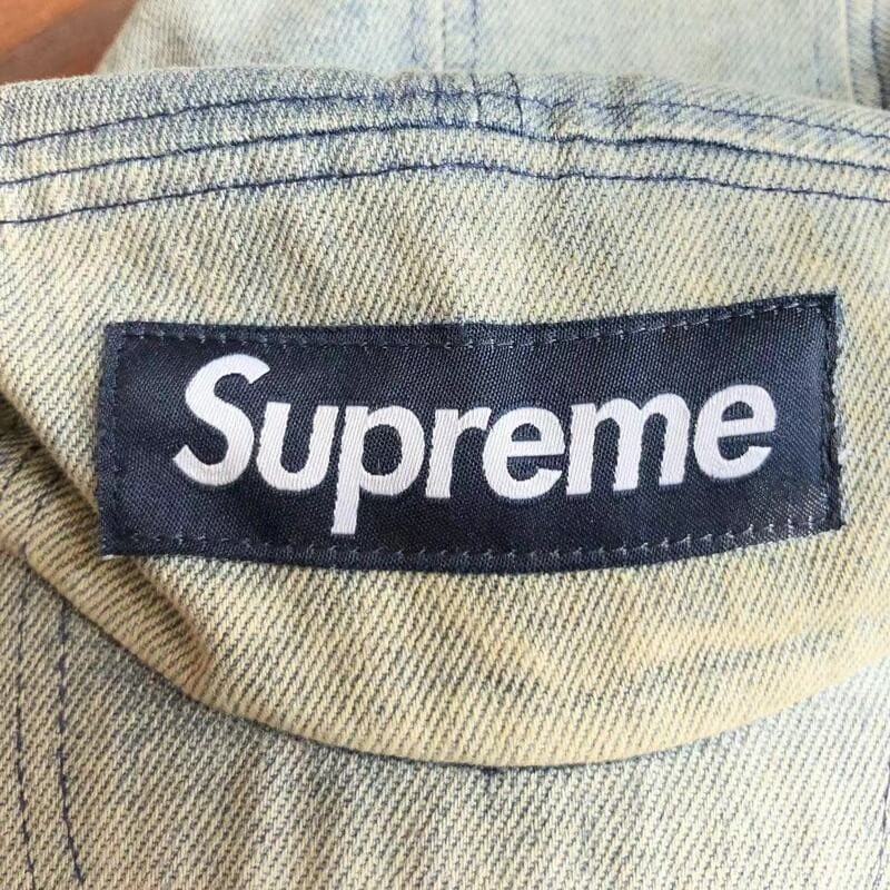 Gorra Supreme Washed Chino Twill Camp Blue Jeans
