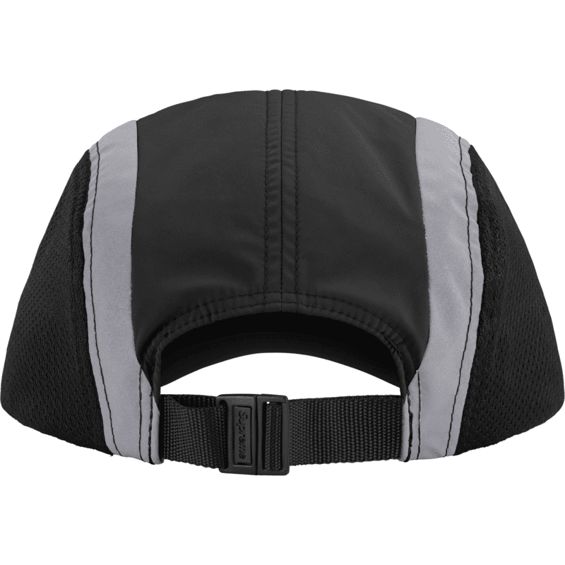Gorra Supreme Side Mesh Camp Cap Negro (Reflective)