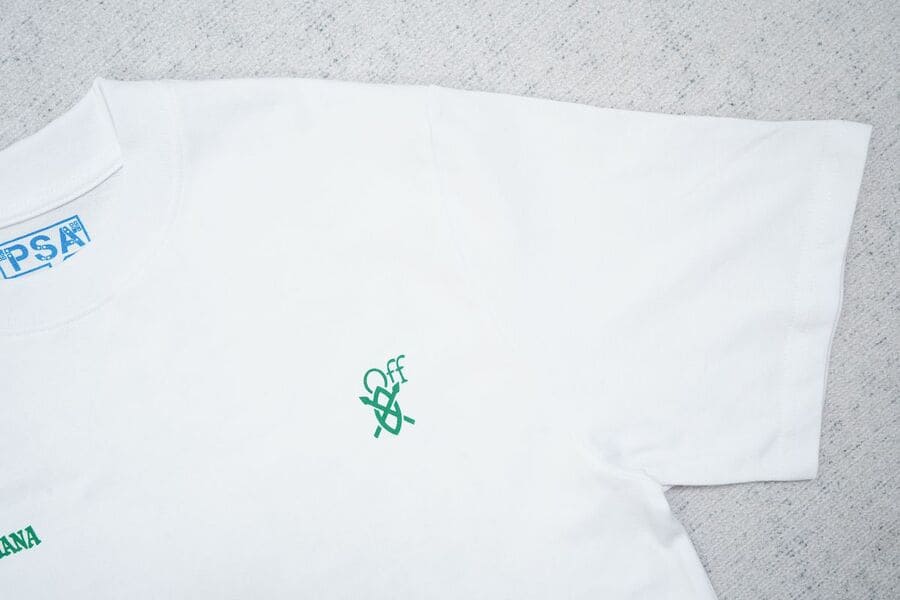 Playera Off-White x Daily Paper x Surf Ghana White