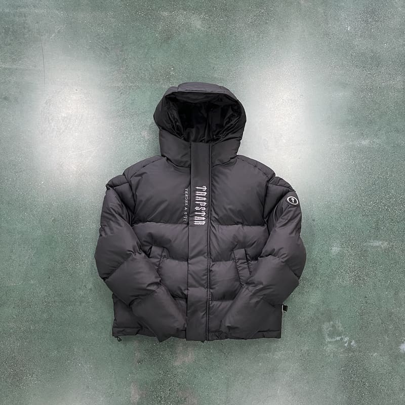 Chamarra Puffer Trapstar Decoded 2.0 Black