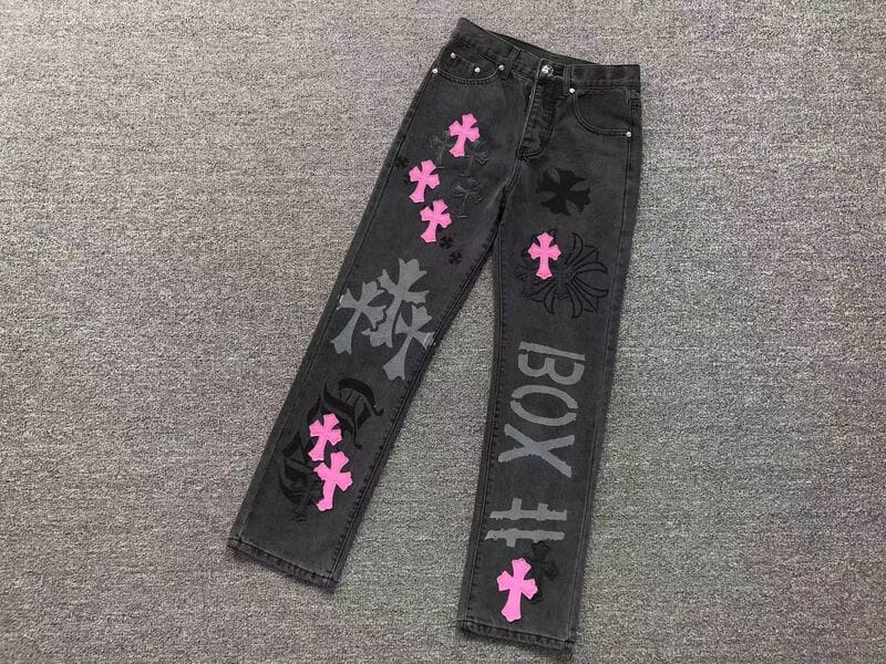 Pantalón Jeans Chrome Hearts Box Purple