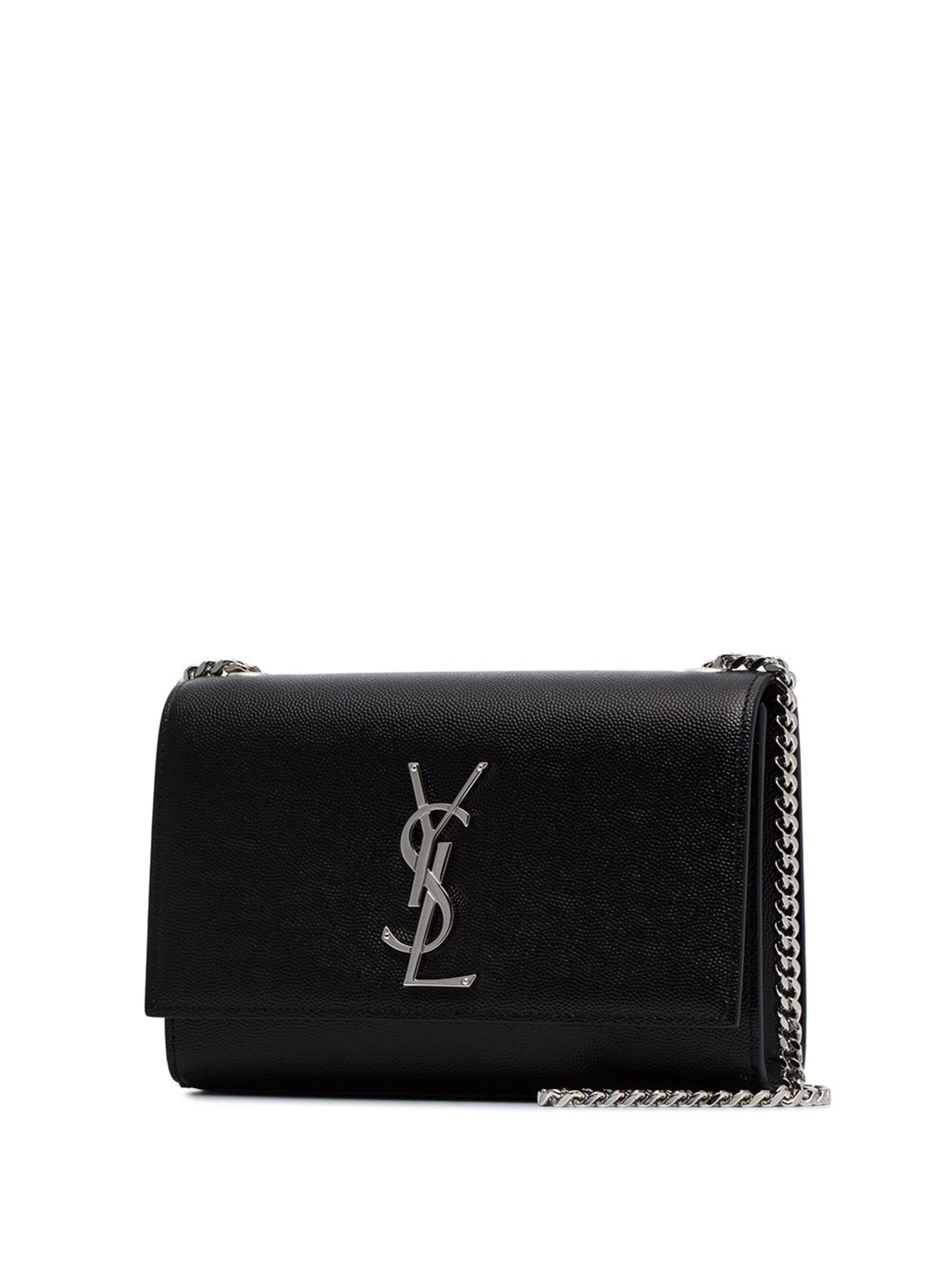 Saint Laurent Bolsa Transversal 'Kate' de piel