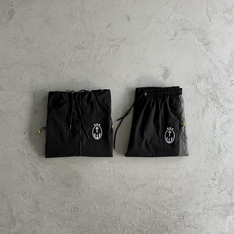 Conjunto Trapstar Irongate Football Tracksuit Negro/Gris