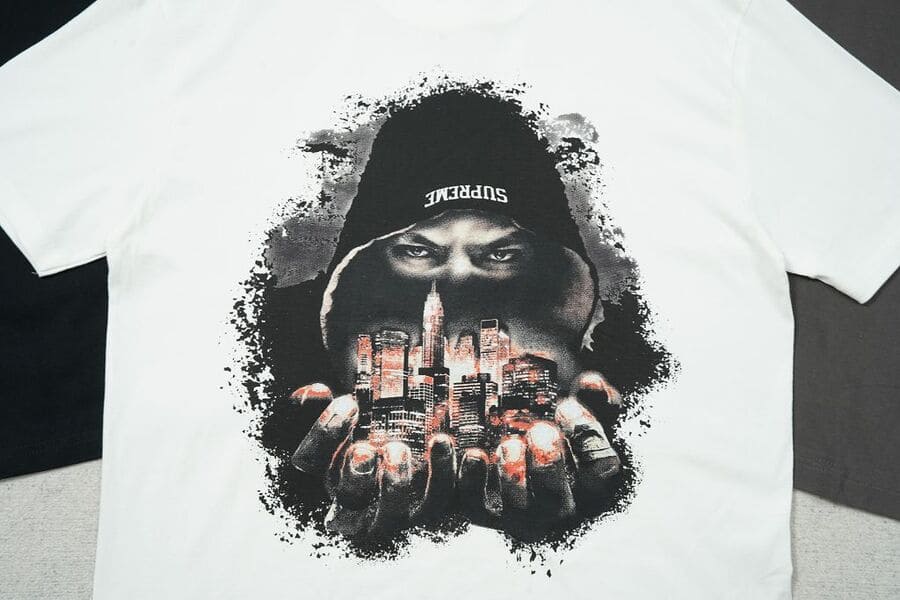 Playera Supreme Fighter White