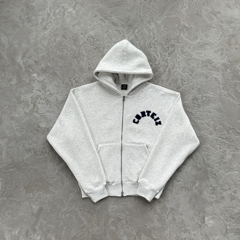 Conjunto Moletom Corteiz Arch Gris