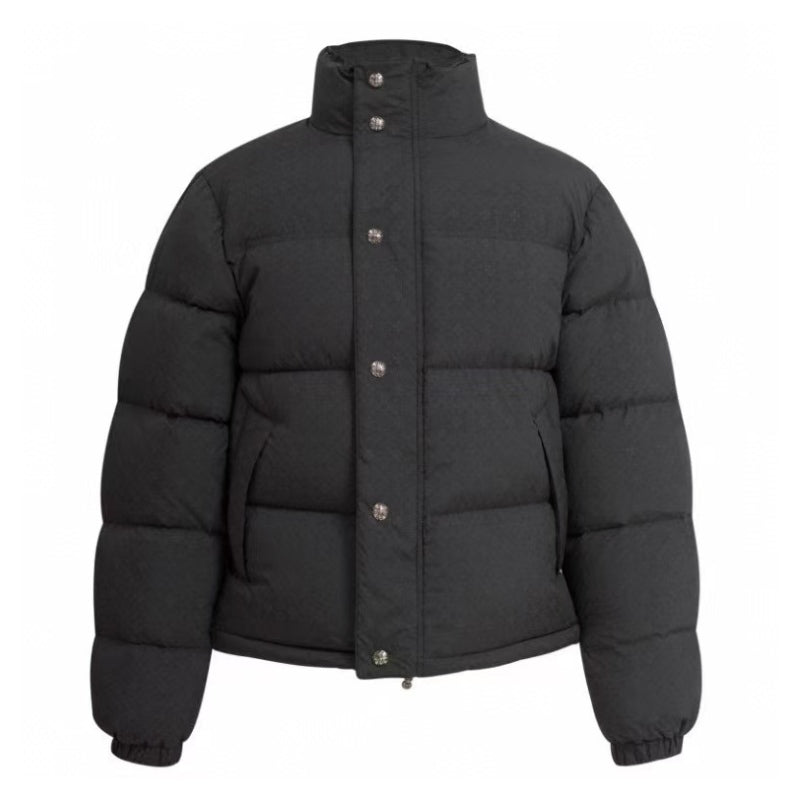 Chamarra Chrome Hearts Monogram Print Puffer Black