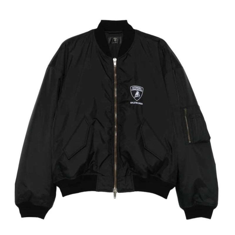 Chamarra Balenciaga x Lamborghini Automobili Bomber Black