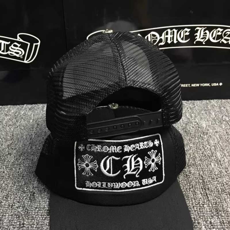 Gorra Chrome Hearts CH Hollywood Negro