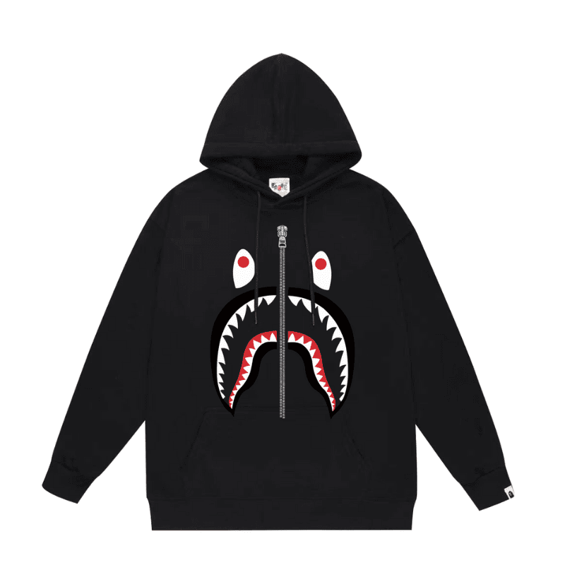 Moletom Bape Shark SS24 Negro
