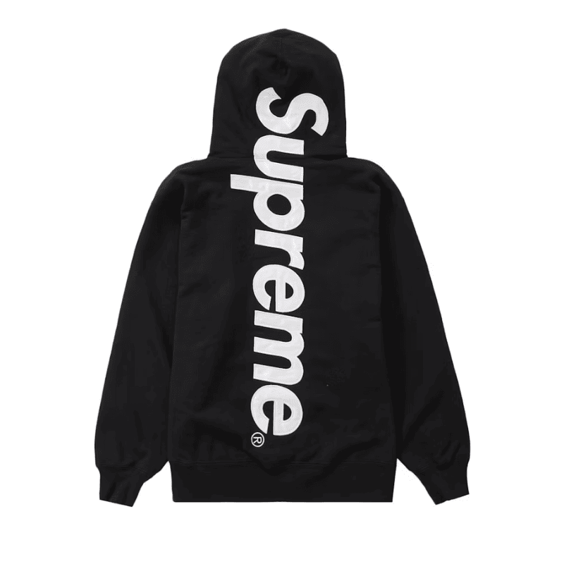Moletom Supreme Satin Appliqué Negro