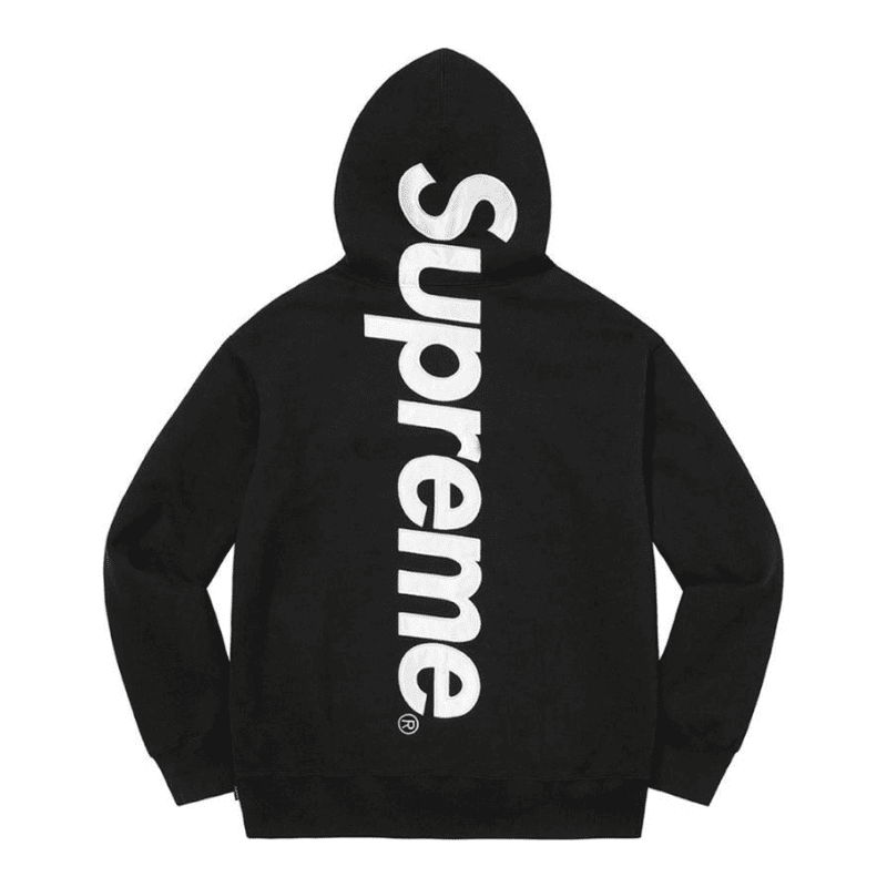 Moletom Supreme Satin Appliqué Negro