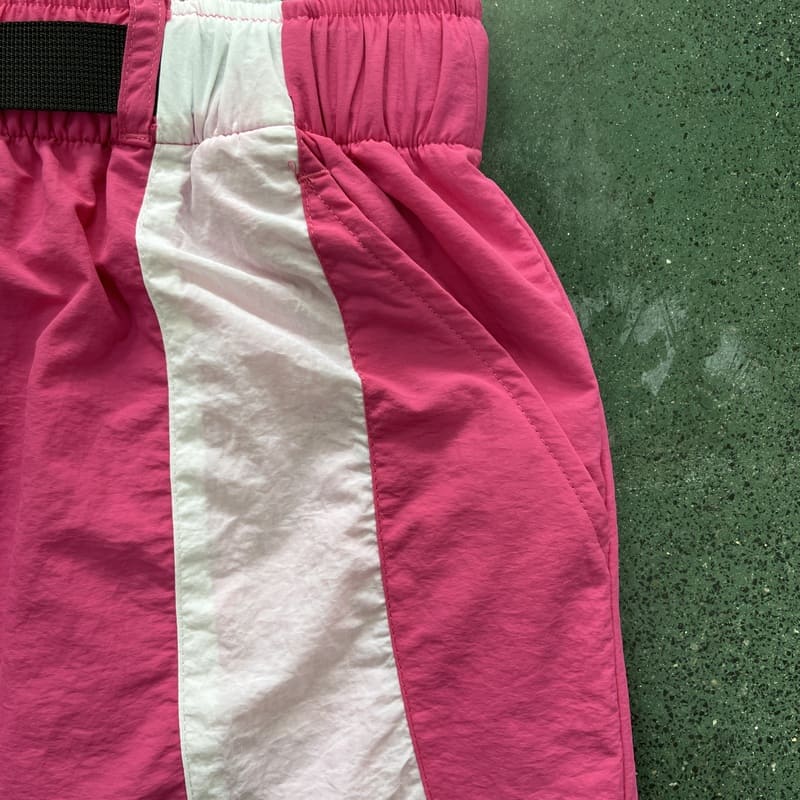 Shorts Corteiz Rosa Blanco