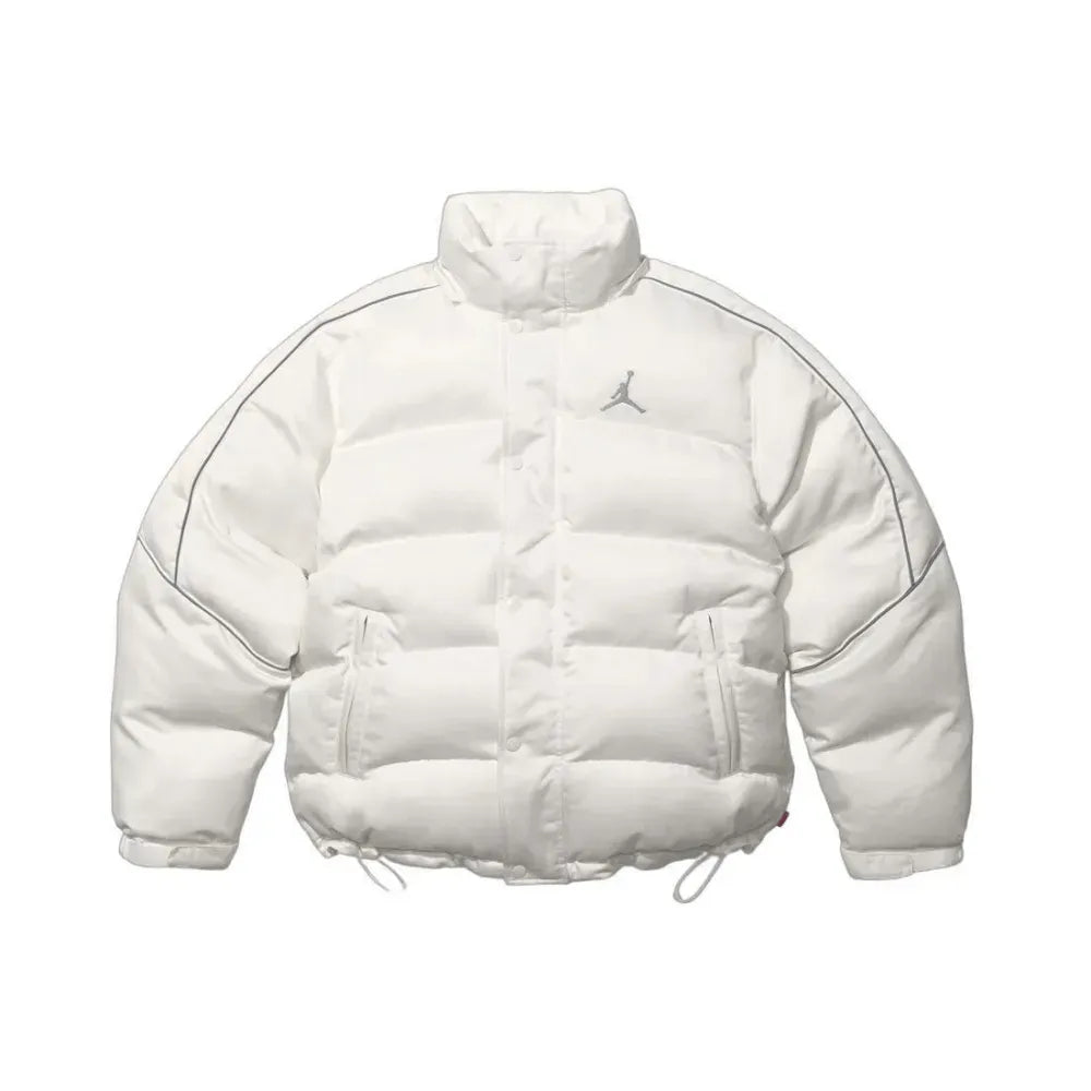 Chamarra Puffer Supreme x Jordan Blanca