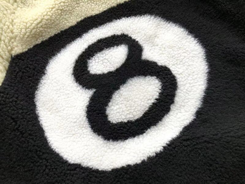 Chamarra Stussy 8 Ball Sherpa Dupla Face
