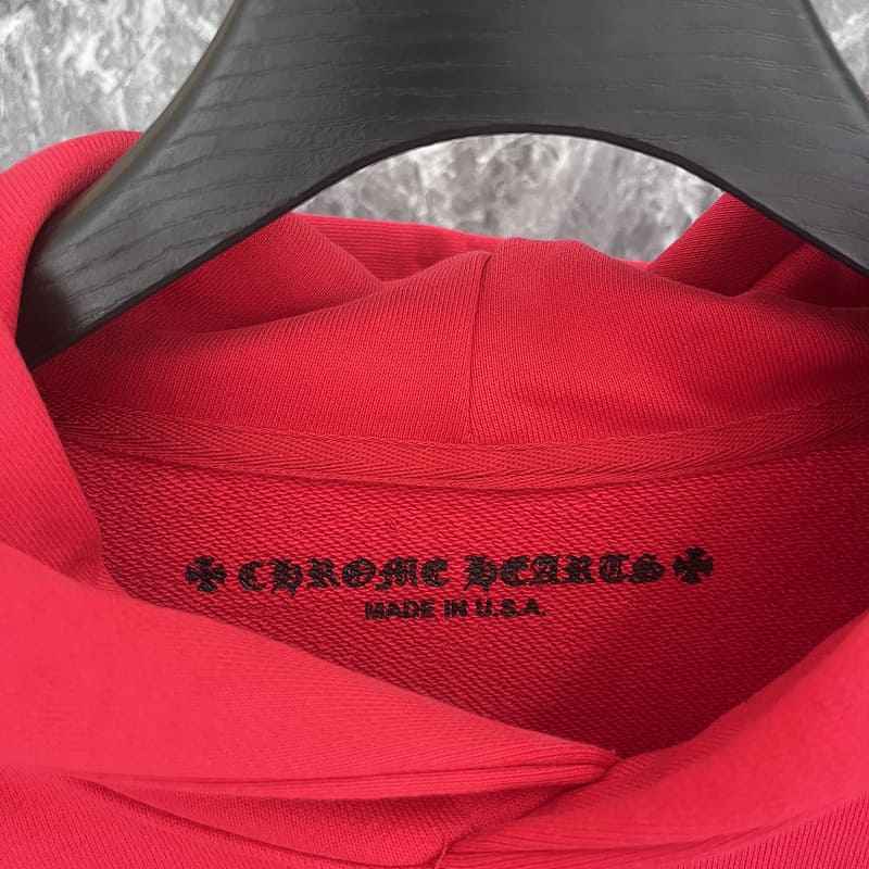 Moletom Chrome Hearts x Matty Boy Flames Rojo
