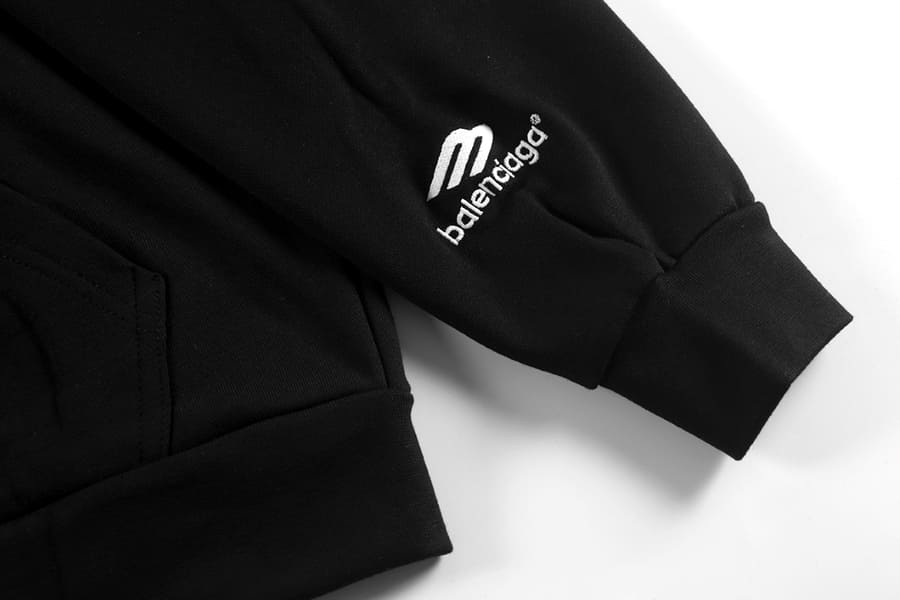 Moletom Balenciaga Paris Soccer Negro