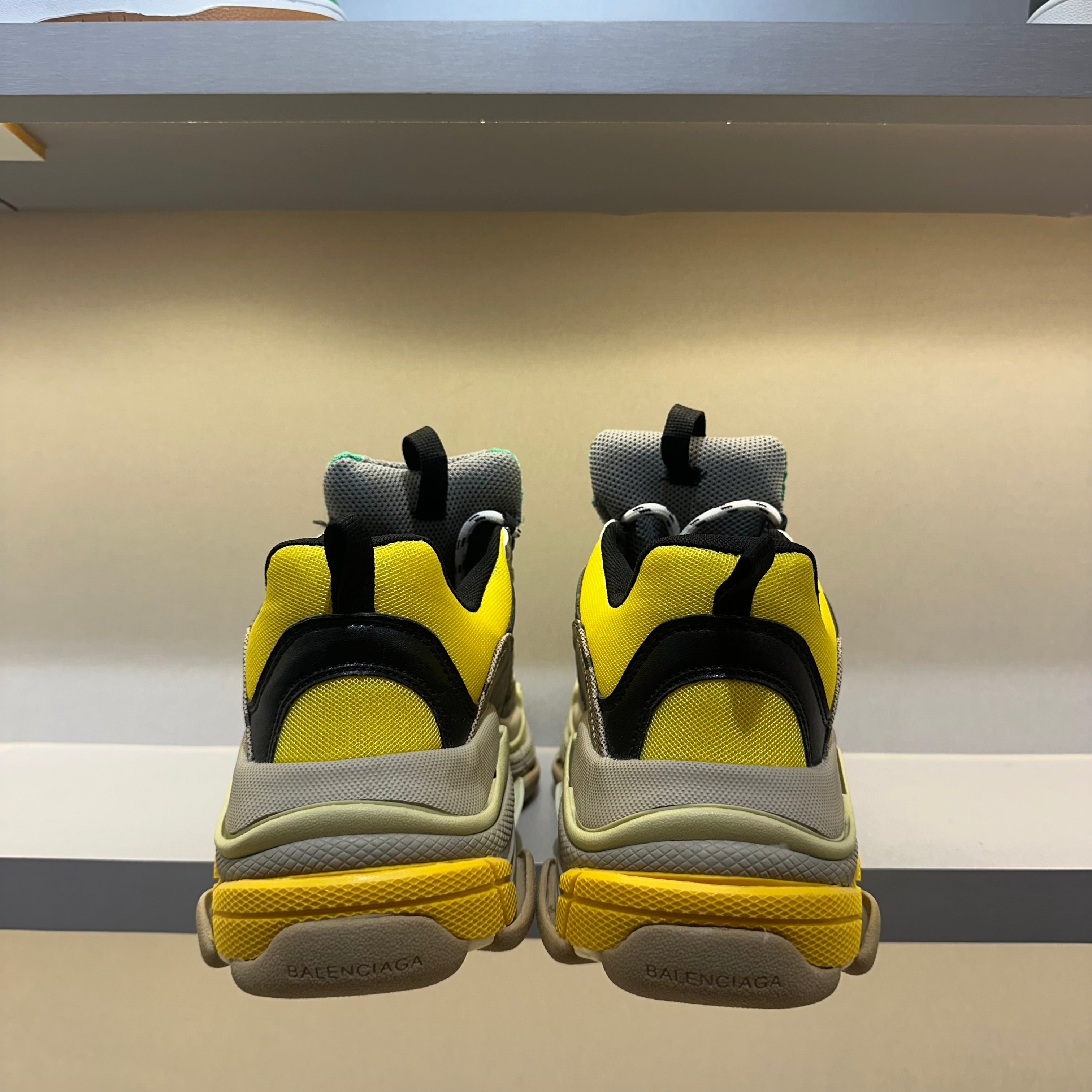 Gucci X Balenciaga The Hacker Project Triple S Beige Green Yellow