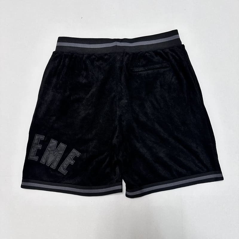 Shorts Supreme Ultrasuede Negro