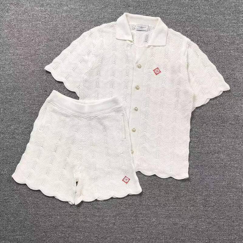 Conjunto Casablanca Crochê Blanco