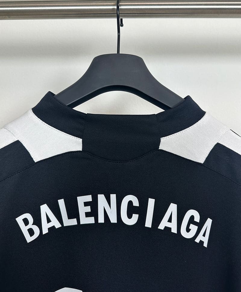 Playera Balenciaga Soccer T-Shirt 'BlackWhite'