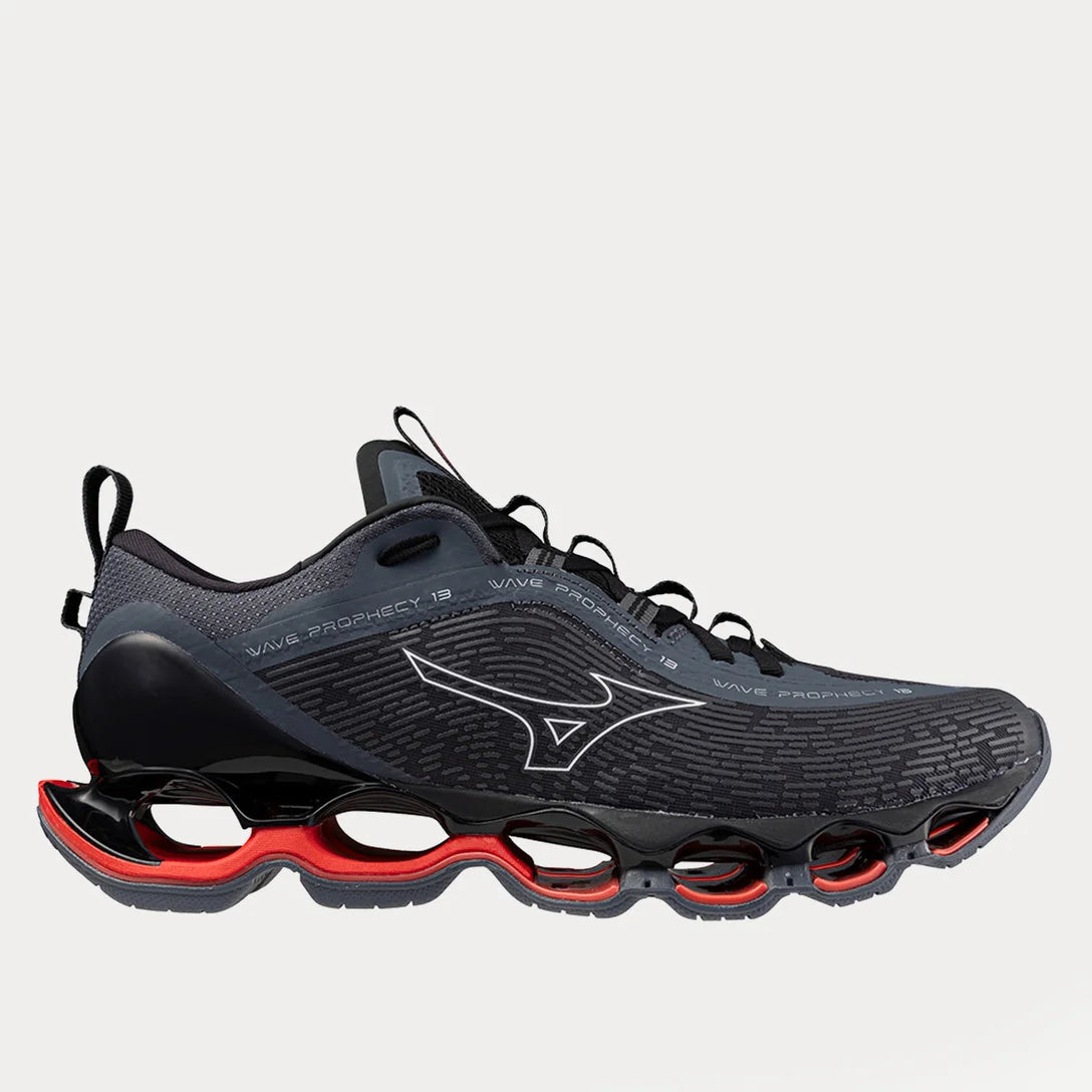 Tenis Wave Prophecy 13 Gris y Rojo