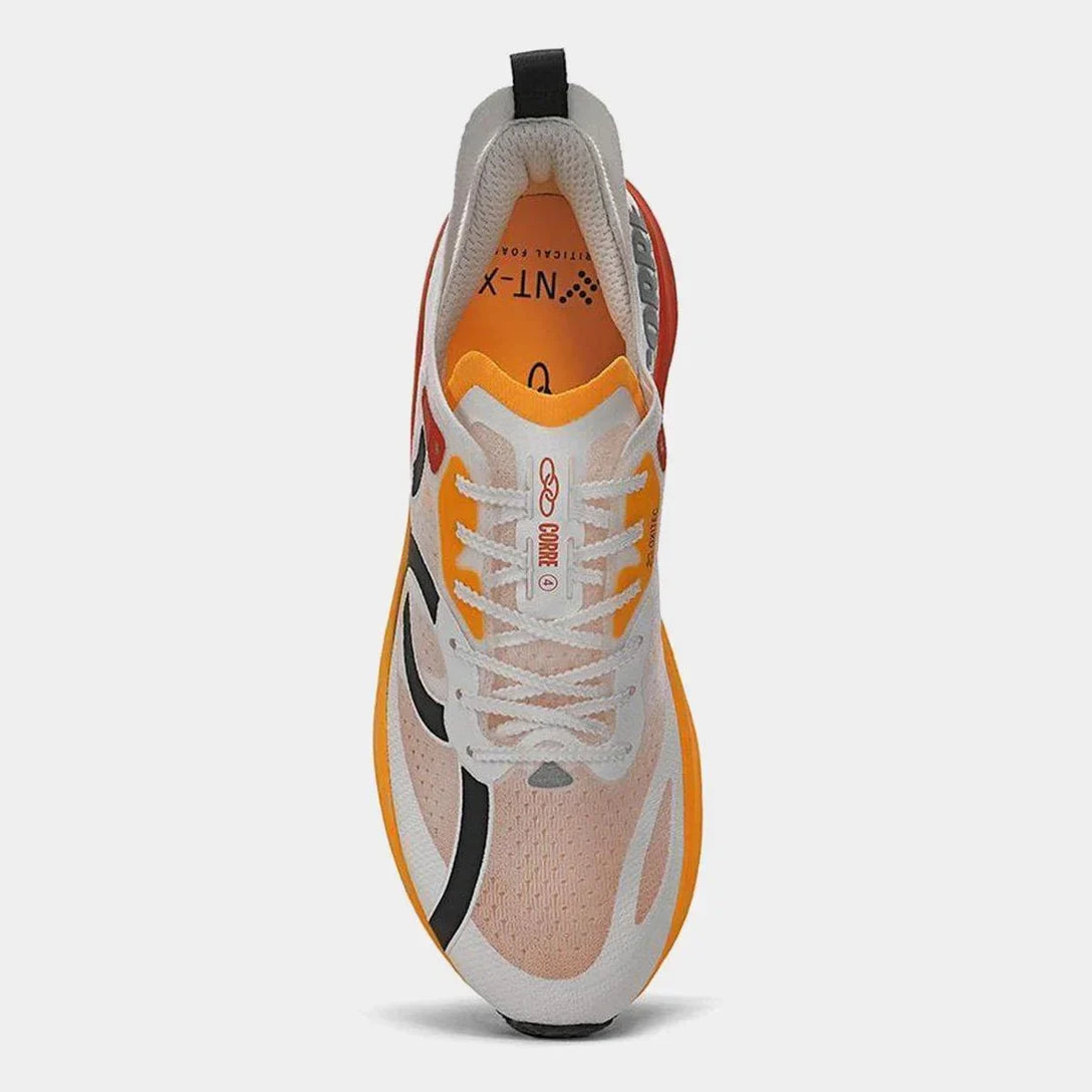 Tenis Corre 4 Blanco Naranja