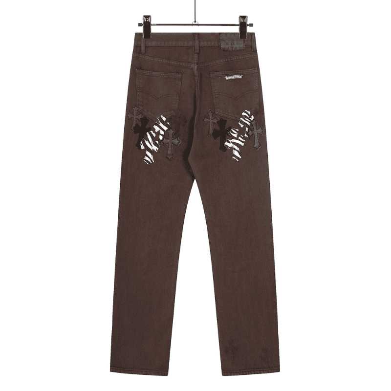 Pantalón Jeans Chrome Hearts Patches Cross Bown