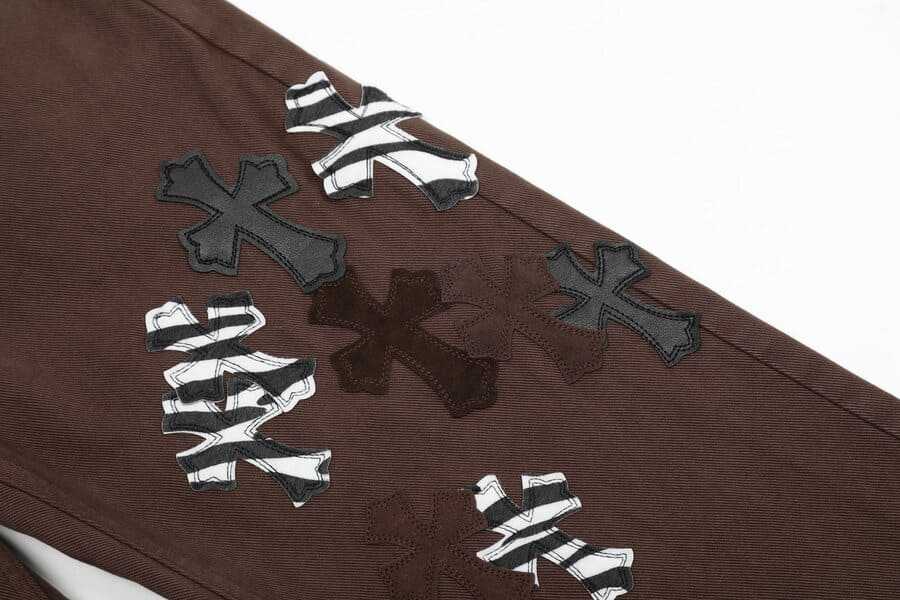 Pantalón Jeans Chrome Hearts Patches Cross Bown