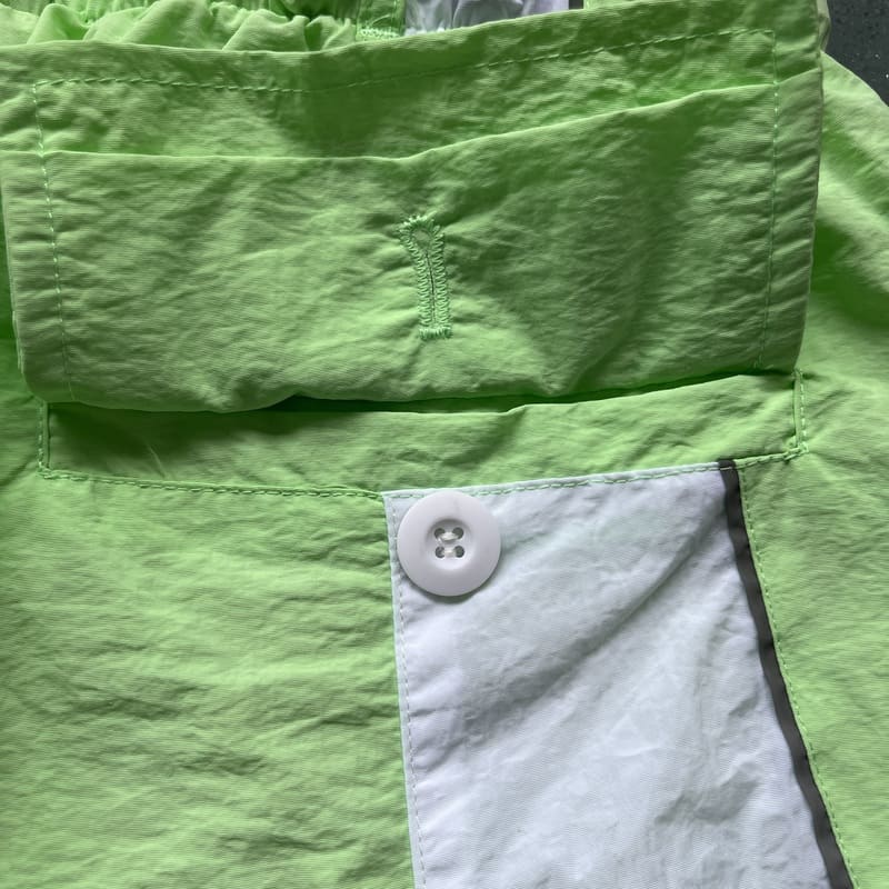 Shorts Corteiz Verde Claro Blanco