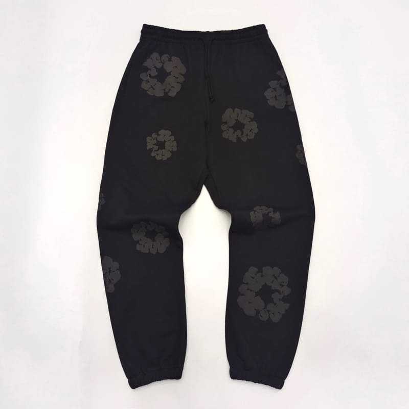 Pantalón Denim Tears Cotton Wreath Black Monochrome