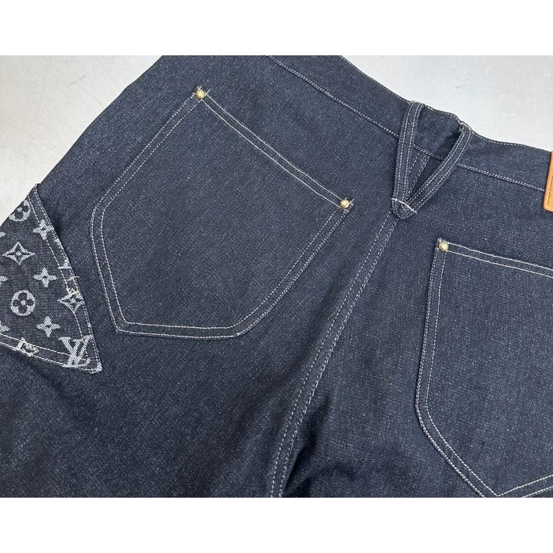 Pantalón Louis Vuitton Monogram Flower Denim