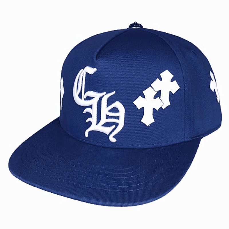Gorra Chrome Hearts Cross Patch Azul