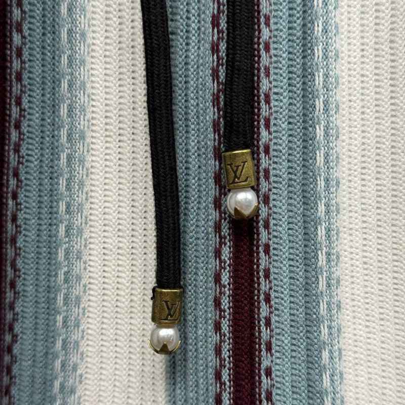 Conjunto Louis Vuitton Crochê Blanco/Azul