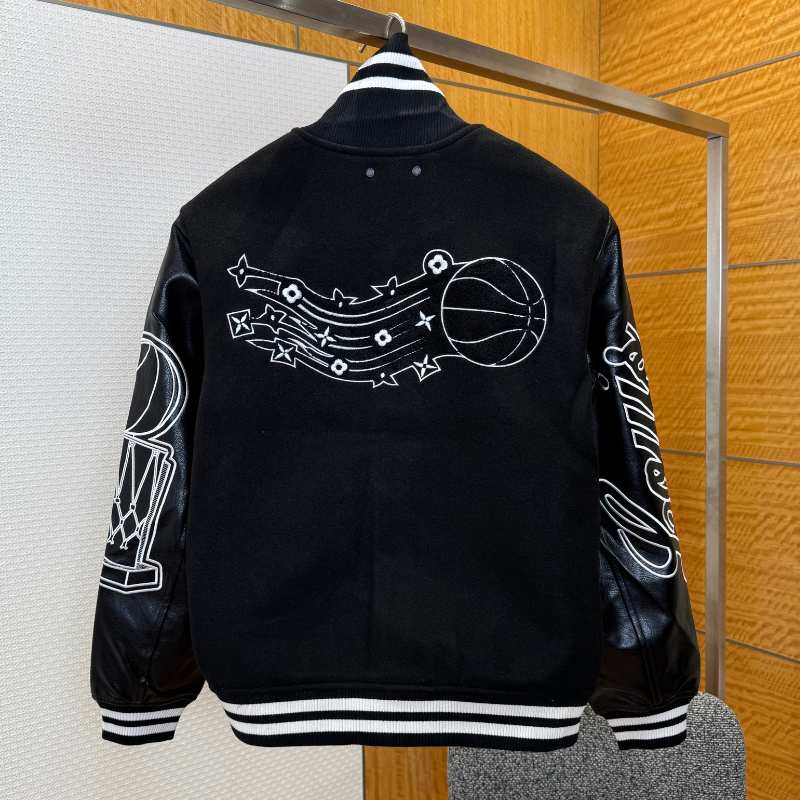 Chamarra Louis Vuitton x NBA Leather Preta