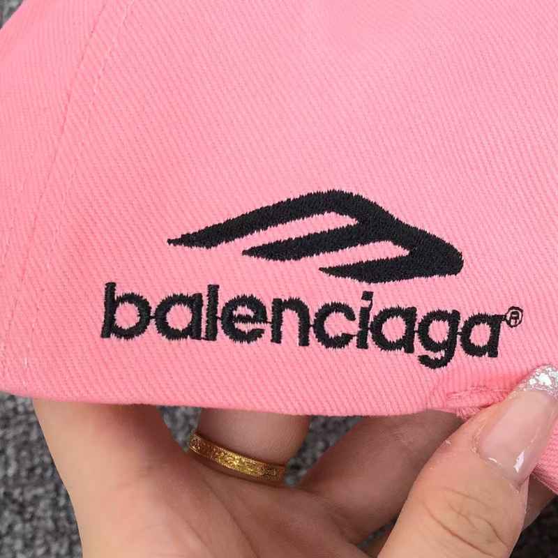 Gorra Balenciaga Paris Soccer Pink