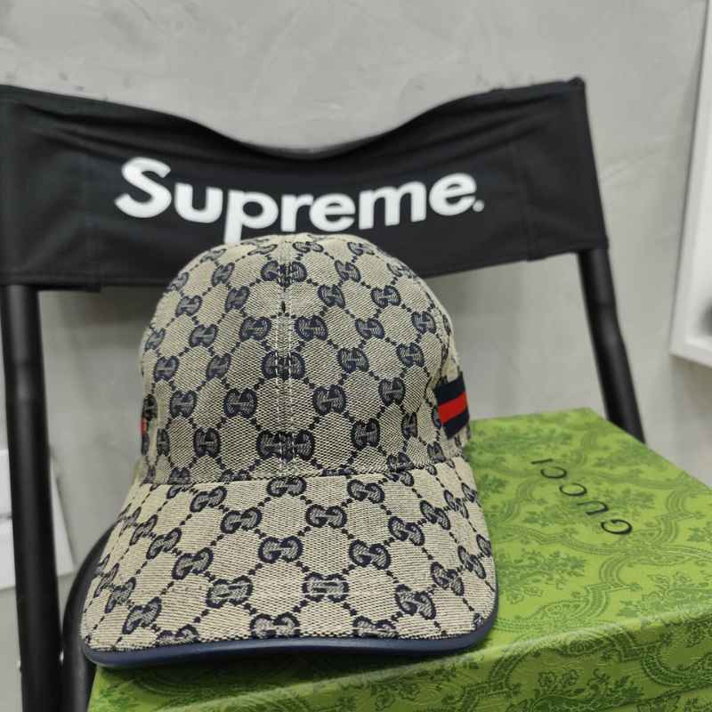 Gorra Gucci GG Se Canvas Grey