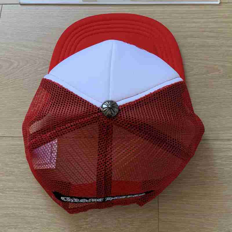 Gorra Chrome Hearts King Taco Trucker Rojo/Blanco