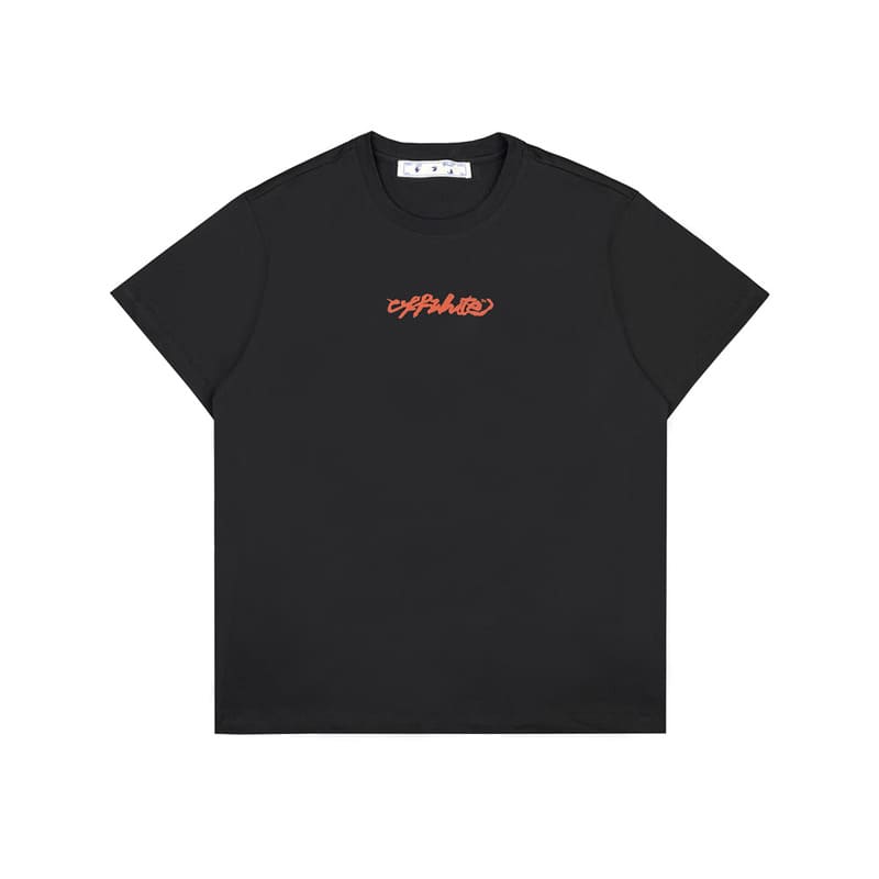 Playera Off-White Arrow On Canvas Print