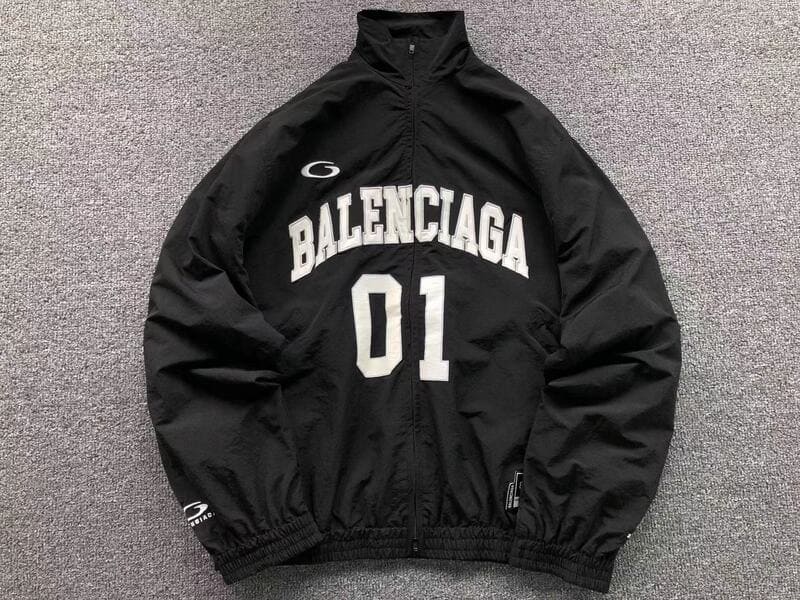 Chamarra Balenciaga Jersey Preta