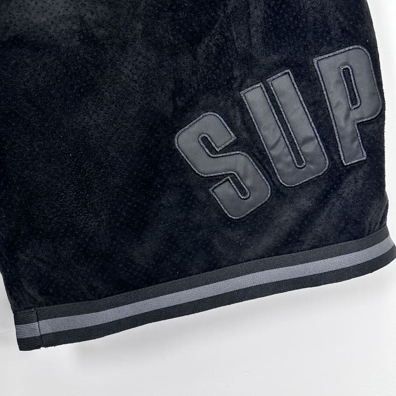 Shorts Supreme Ultrasuede Negro