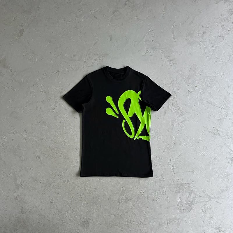 Playera Synaworld OG Logo Black/Green