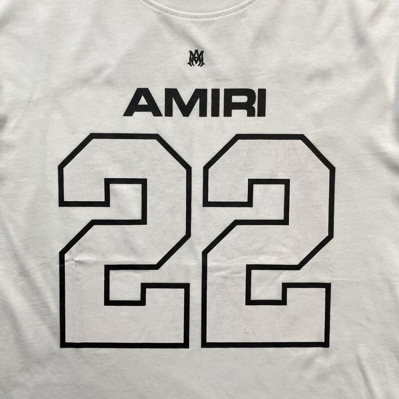 Playera Amiri 22 SKATER Blanco