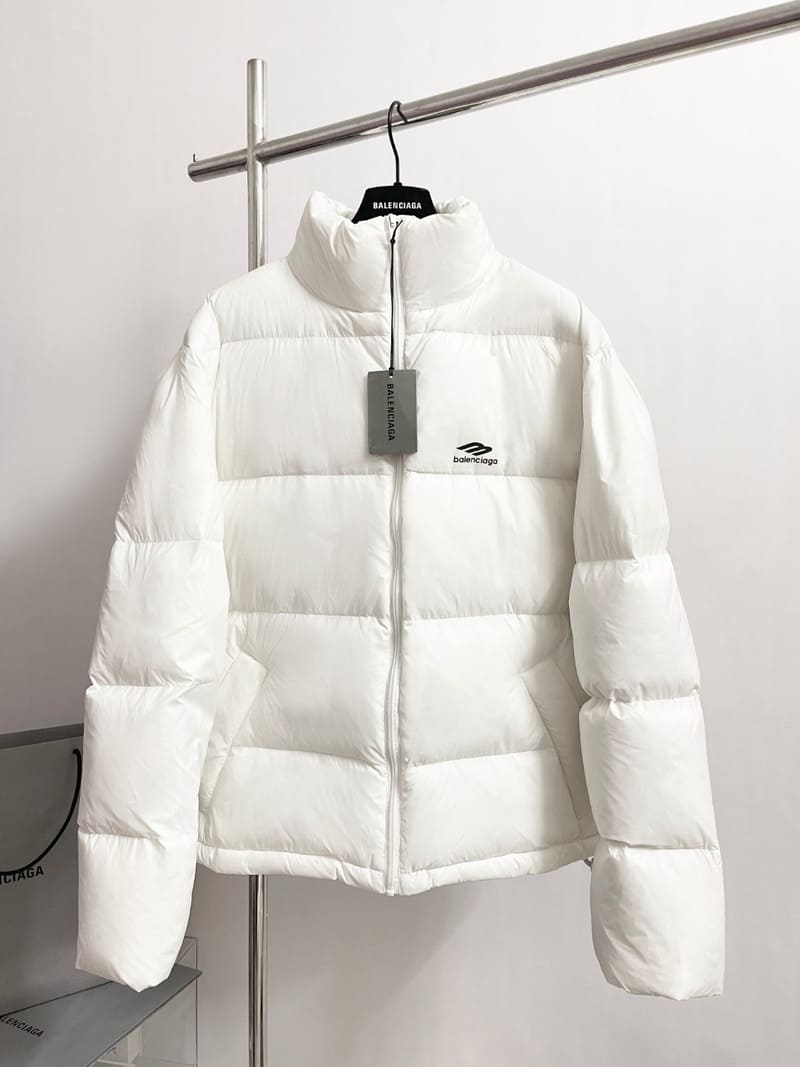 Chamarra Puffer Balenciaga 3B Sports Icon Blanco