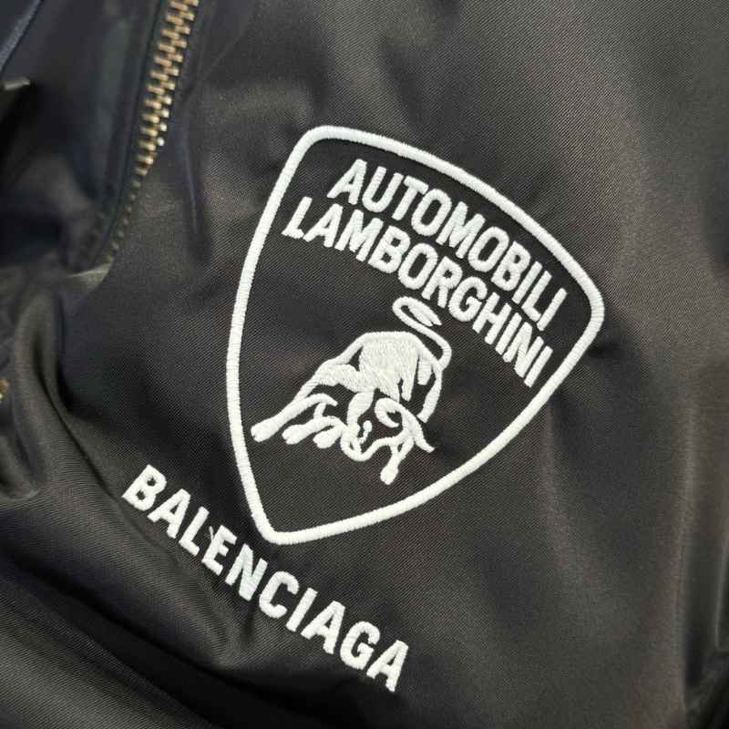 Chamarra Balenciaga x Lamborghini Automobili Bomber Black