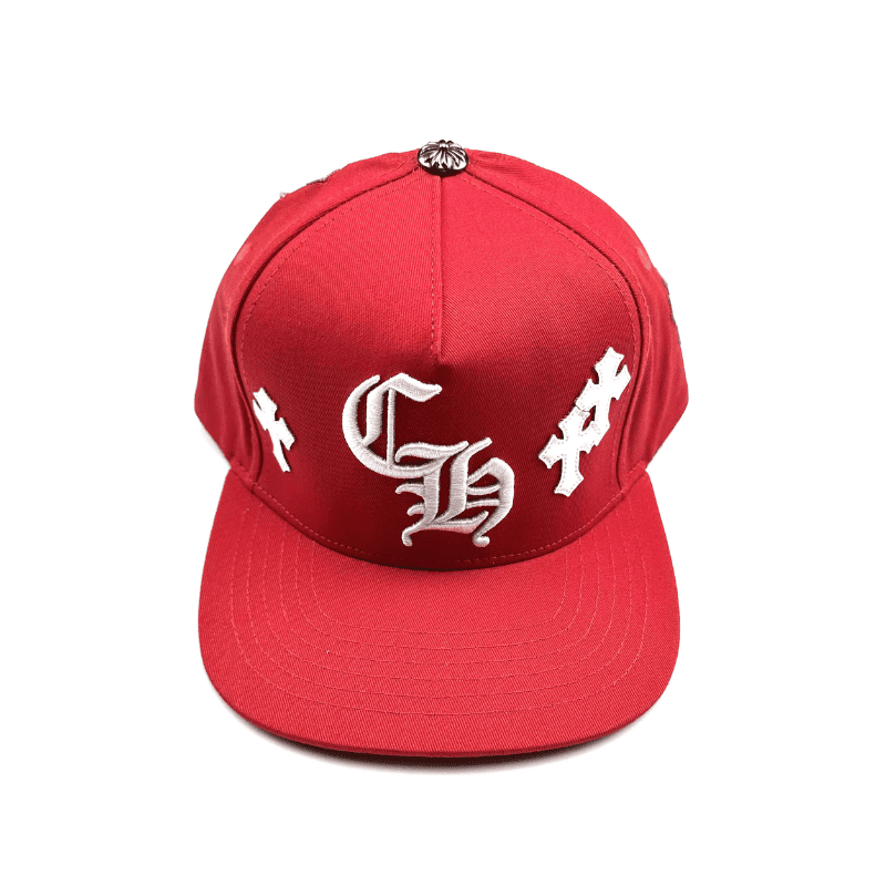 Gorra Chrome Hearts Cross Patch Rojo