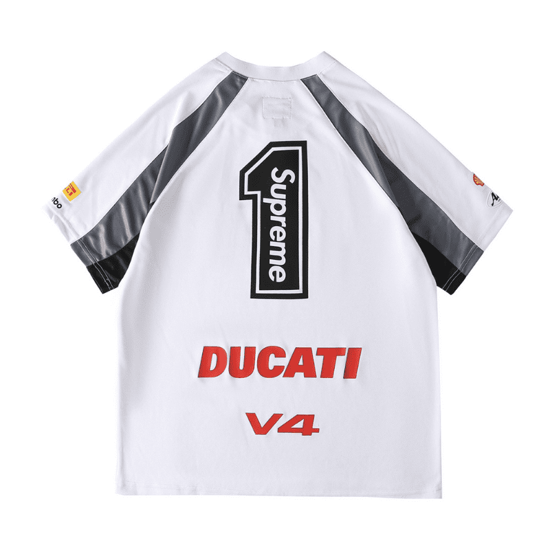 Playera Supreme x Ducati Soccer Jersey Blanca