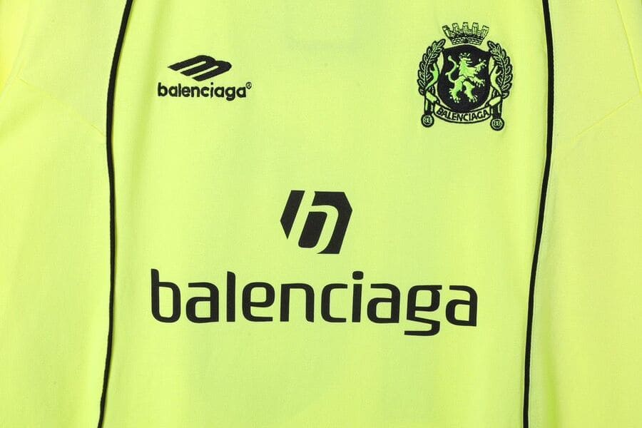 Playera Balenciaga Paris #10 Soccer Jersey Oversized Green