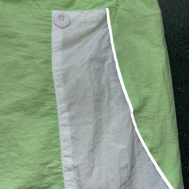 Shorts Corteiz Verde Claro Blanco